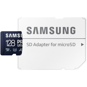 128GB Samsung PRO Ultimate microSD kártya + SD adapter (Class 10) #1