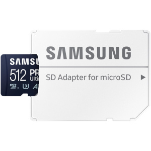 512GB Samsung PRO Ultimate microSD kártya + SD adapter (Class 10) #1