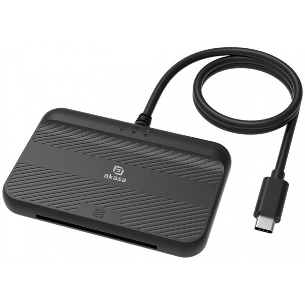 Akasa AK-CR-15BK SmartCard és e-Személyi olvasó NFC-vel #1