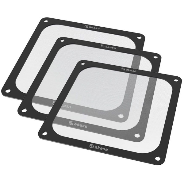 Akasa mágnesesen rögzíthető porszűrő (12cm-es) - 3db/csomag #1