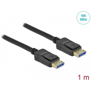 Delock DisplayPort (M/M) kábel, 10K 60Hz 54Gbps, 1m #1