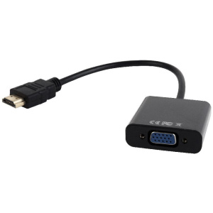 Gembird HDMI > VGA (15-DSUB) adapter kábellel, audioval (passzív) #1