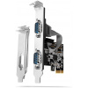 Axagon soros vezérlő kártya PCI-Express x1, 2 port #1