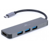 Gembird USB Type-C 2-in-1 Multiport Adapter (3x USB-A, HDMI) #1