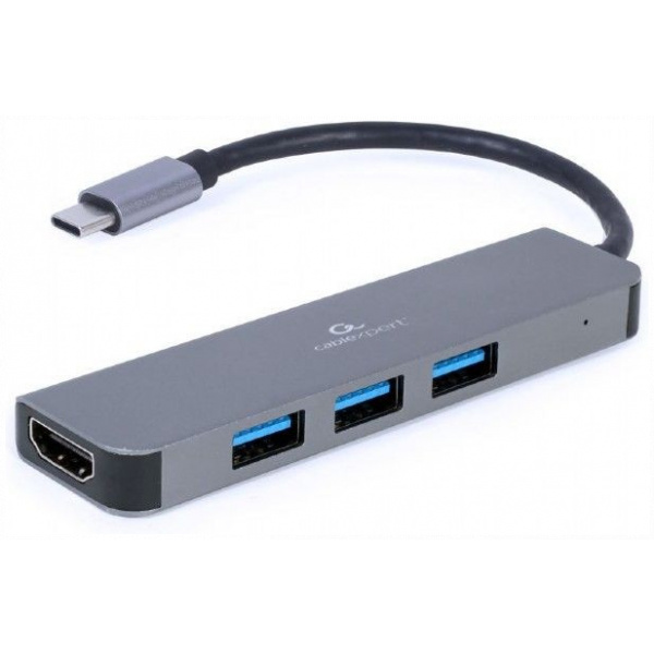 Gembird USB Type-C 2-in-1 Multiport Adapter (3x USB-A, HDMI) #1