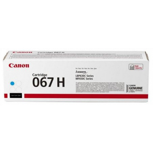 Canon Cartridge 067H (CRG067H) toner (nagy kapacitás) - ciánkék #1