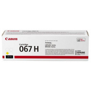 Canon Cartridge 067H (CRG067H) toner (nagy kapacitás) - sárga #1