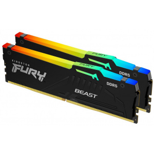 64GB DDR5 6000MHz (PC5-48000) Kingston Dual RAM KIT (Fury Beast Expo RGB) 2x32GB #1