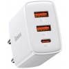 Baseus 2x USB-A + USB-C gyorstöltő QC és PD funkcióval (220V), max 30W #1