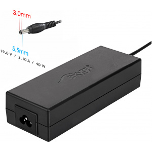 AC adapter Samsung notebookhoz 19V 6,32A (120W) - 5,5x3,0 mm + pin #1