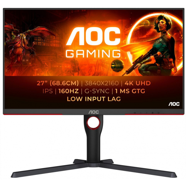 27" AOC U27G3X/BK 4K UHD Gaming monitor (IPS LED, 160Hz) #1