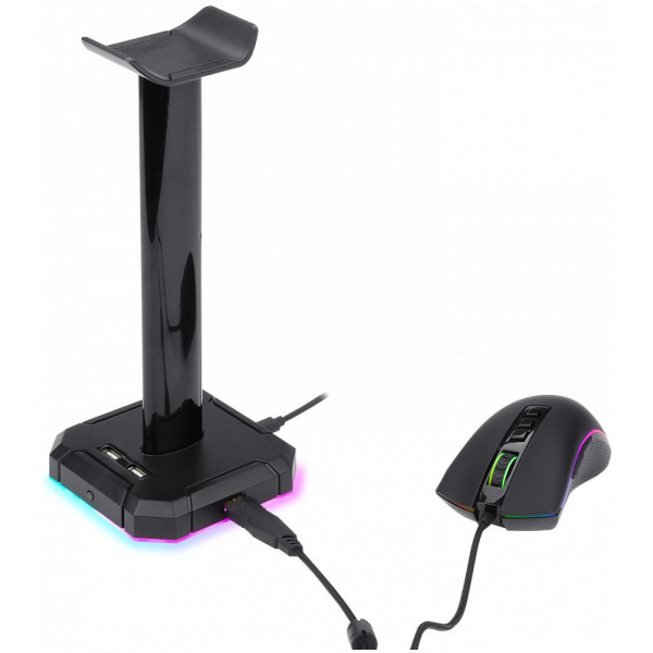 Redragon Scepter Pro RGB Headset állvány 4x USB csatlakozóval #4