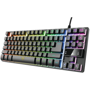 Trust GXT 833 Thado TKL Illuminated Gaming billentyű (RGB) #1