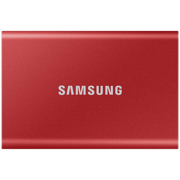 2TB Samsung T7 hordozható SSD USB 3.2 (piros) #1