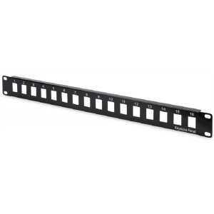Digitus üres patch panel 19" 16-port, 1U magas (DN-91400) #1