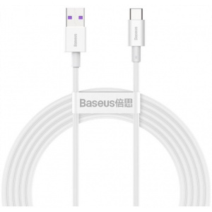 USB 2.0 (C) – USB 2.0 (A) kábel 2m Baseus (fehér) #1
