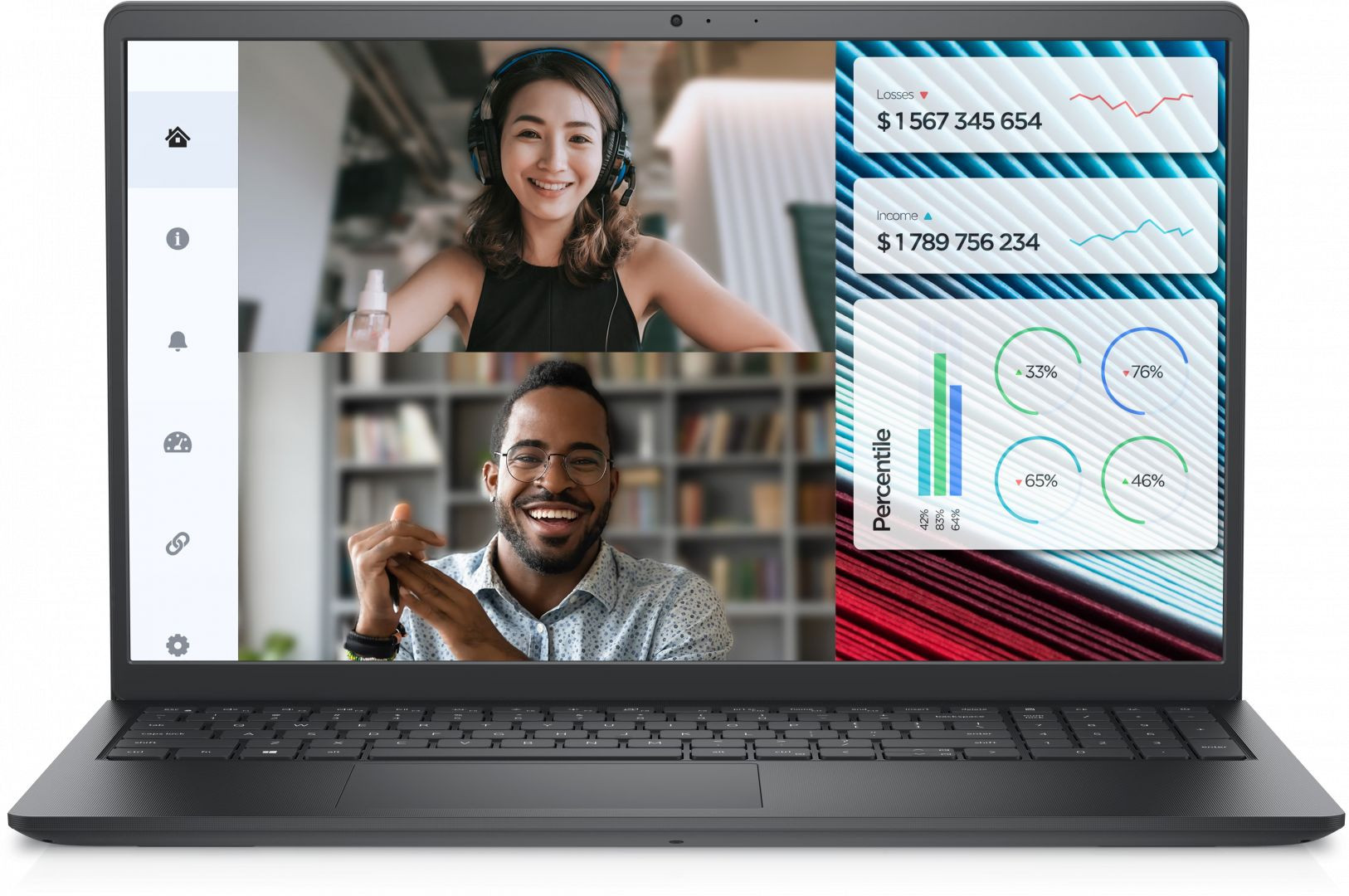 Dell Vostro 3520 notebook (fekete) - N3001PVNB3520EMEA01 (Windows 11 Pro) #1