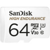 64GB Sandisk High Endurance microSD kártya + SD adapter (Class 10) #1