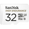 32GB Sandisk High Endurance microSD kártya + SD adapter (Class 10) #1