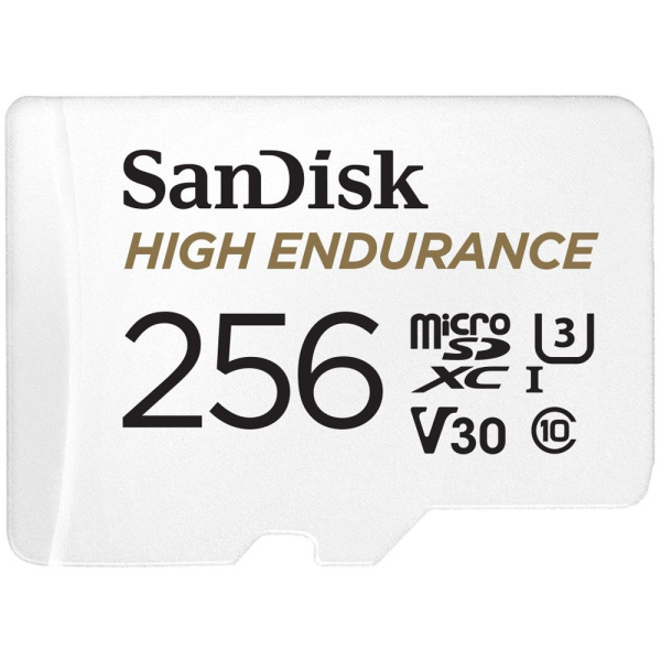 256GB Sandisk High Endurance microSD kártya + SD adapter (Class 10) #1