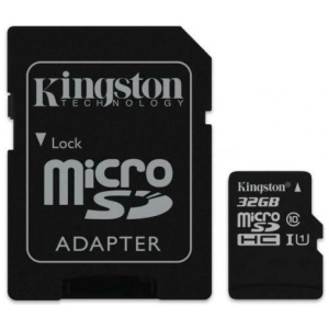 32GB Kingston Industrial Plus microSD kártya + SD adapter (Class 10) #1
