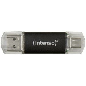 32GB Intenso Twist-Line USB 3.2 (USB-A + USB-C) Pendrive (fekete) #1