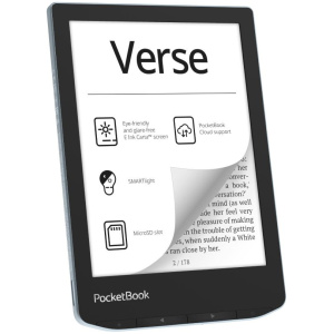 PocketBook Verse eInk Carta™ 8GB E-Book olvasó (érintős) (kék) #1