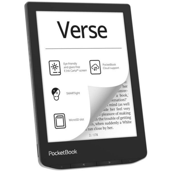 PocketBook Verse eInk Carta™ 8GB E-Book olvasó (érintős) (szürke) #1