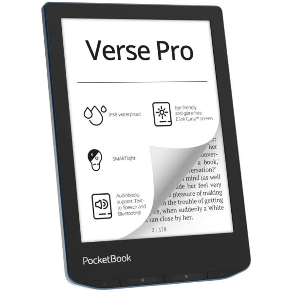 PocketBook Verse Pro eInk Carta™ 16GB E-Book olvasó (érintős) #1