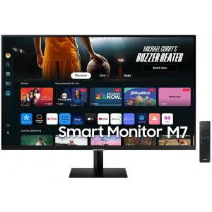 31,5" Samsung S32DM700UU UHD Smart monitor távirányítóval (VA LED) #1