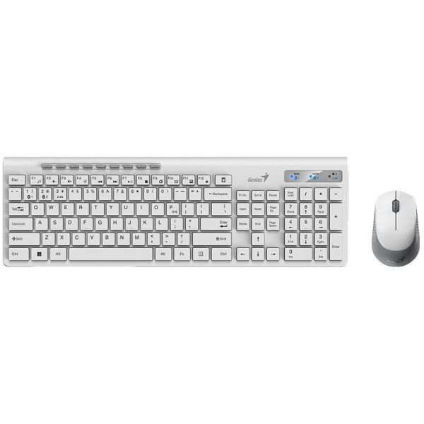 Genius SlimStar 8230 Wireless Bluetooth Combo (billentyű + egér), fehér #1