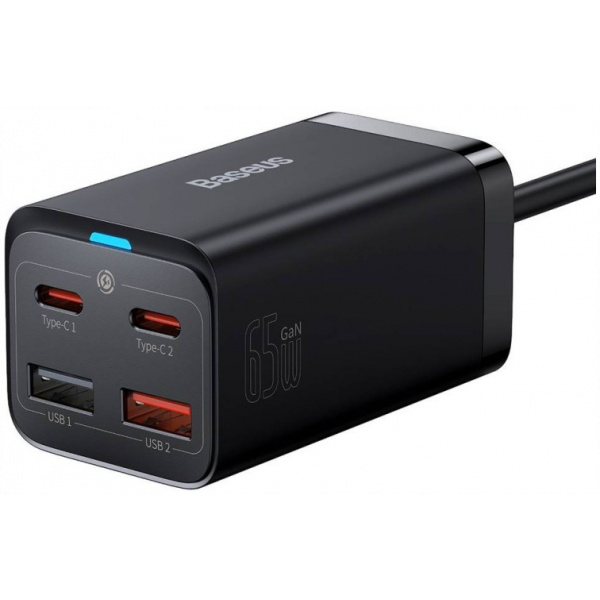 Baseus 2x USB-A + 2x USB-C GaN3 Pro töltő QC és PD funkcióval (220V), max 65W #1