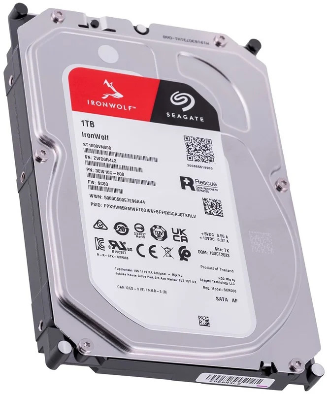 1TB Seagate IronWolf™ SATA3 HDD 256MB - ST1000VN008 #1