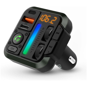 Nedis autós FM transzmitter (12-24V) - Bluetooth, hangvezérlés, 2xUSB #1