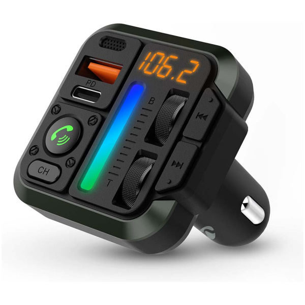Nedis autós FM transzmitter (12-24V) - Bluetooth, hangvezérlés, 2xUSB #1