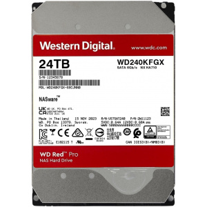 24TB WD Red Pro - NAS SATA3 HDD 512MB - WD240KFGX NEW #1