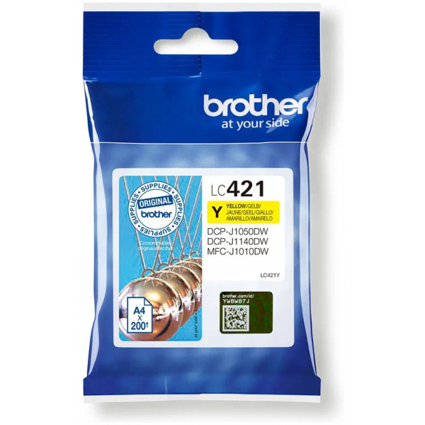 Brother LC421Y sárga patron #1