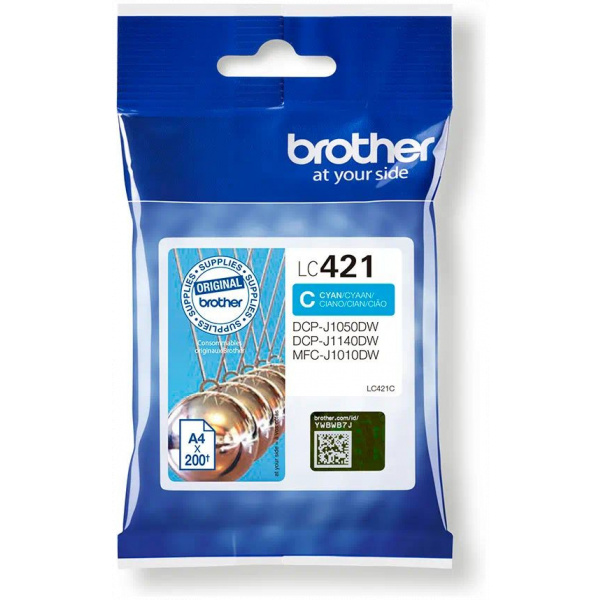 Brother LC421C ciánkék patron #1