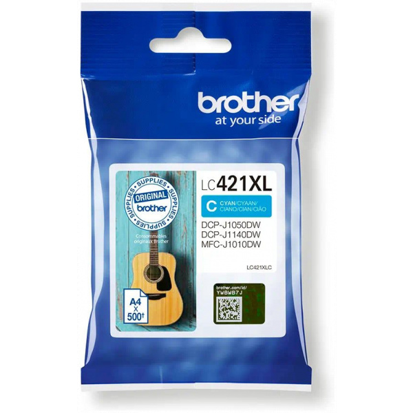 Brother LC421C XL ciánkék patron #1