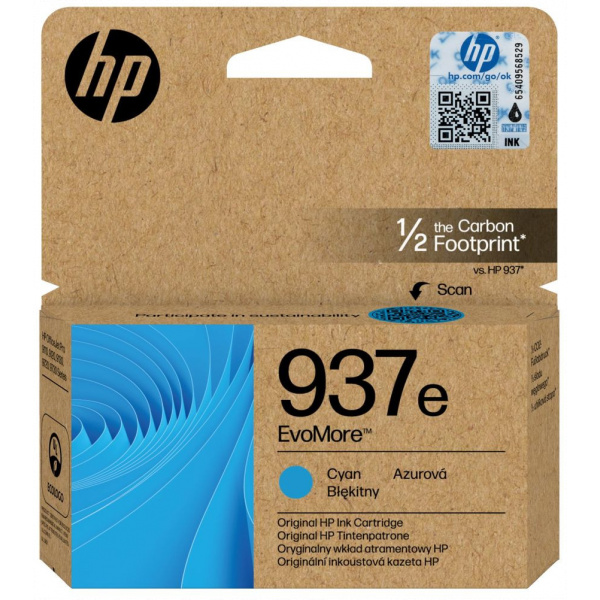 HP 4S6W6NE patron (937e) ciánkék (nagy kapacitású) #1