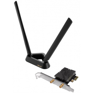 Asus 6GHz WiFi 7 + Bluetooth 5.4 PCI-E kártya antennával (PCE-BE92BT) #1