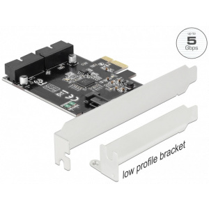 Delock USB 3.0 vezérlő kártya PCI-Express x1 (2x 19pin belső port) #1