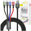 Baseus Fast 4 az 1-ben USB kábel 2xUSB-C / Lightning / Micro 3,5A 1,2 m #3