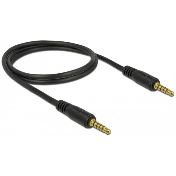 Delock 3,5mm Jack (5-pin) összekötő kábel (M/M) 1m #1