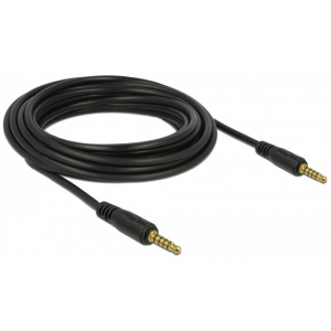 Delock 3,5mm Jack (5-pin) összekötő kábel (M/M) 5m #1