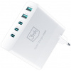 3mk Hyper Charger USB GaN töltő (220V) - 140W, 3x USB-C, 2x USB-A port #1