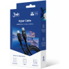 3mk Hyper Cable USB-C – USB-C (M/M) kábel, 4K 60Hz, fekete 100W 1m NEW #1
