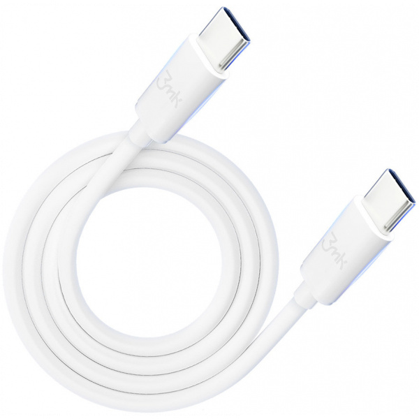 3mk Hyper Cable USB-C – USB-C (M/M) kábel, fehér 100W 2m NEW #1