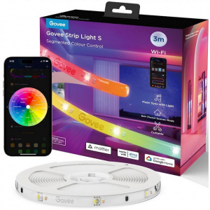 Govee RGBIC Wi-Fi + Bluetooth LED szalagfény védőbevonattal (3m) NEW #1