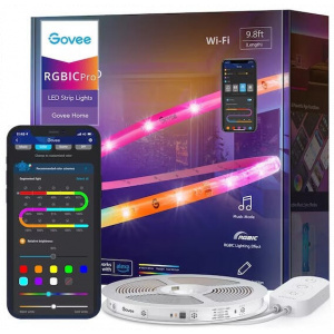 Govee Wi-Fi RGBIC LED Szalag (3m) NEW #1